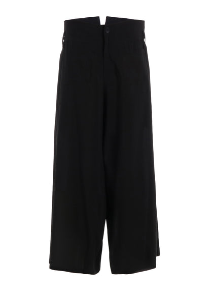 LAWN WAIST STRING TUCK PANTS