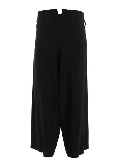 LAWN WAIST STRING TUCK PANTS