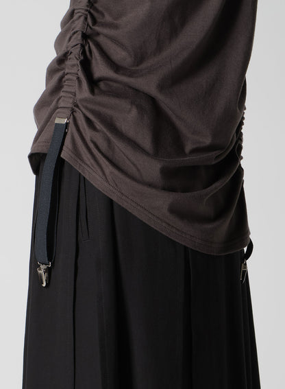 PLAIN STITCH SUSPENDER TANK TOP