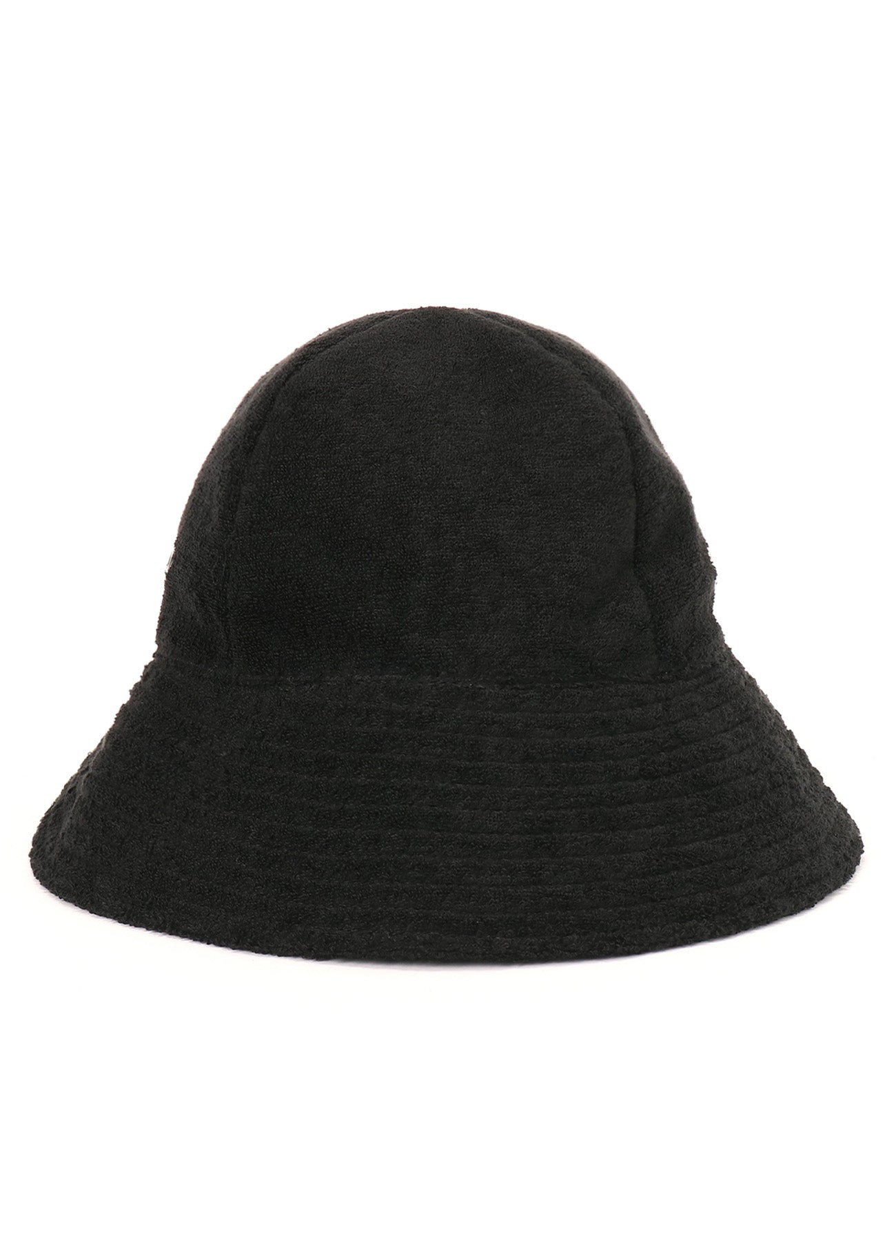 BLENDED LINEN PILE FLAT HAT WITH ATTACHED LOGO TOWEL