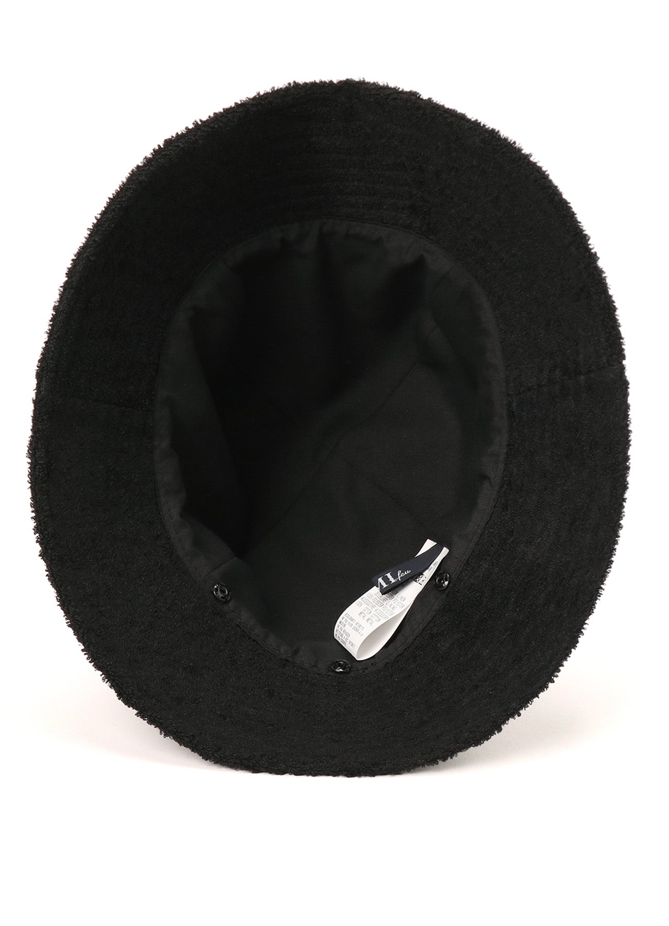 BLENDED LINEN PILE FLAT HAT WITH ATTACHED LOGO TOWEL