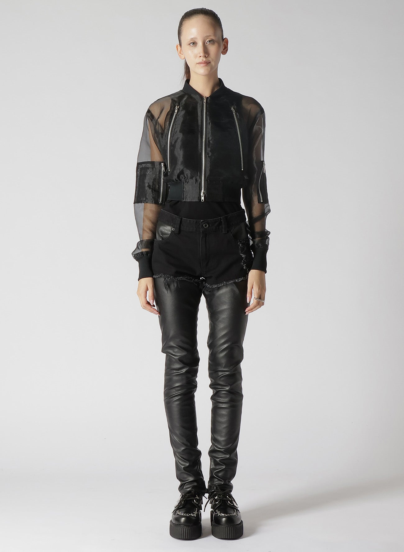 ORGANDY SHORT BLOUSON