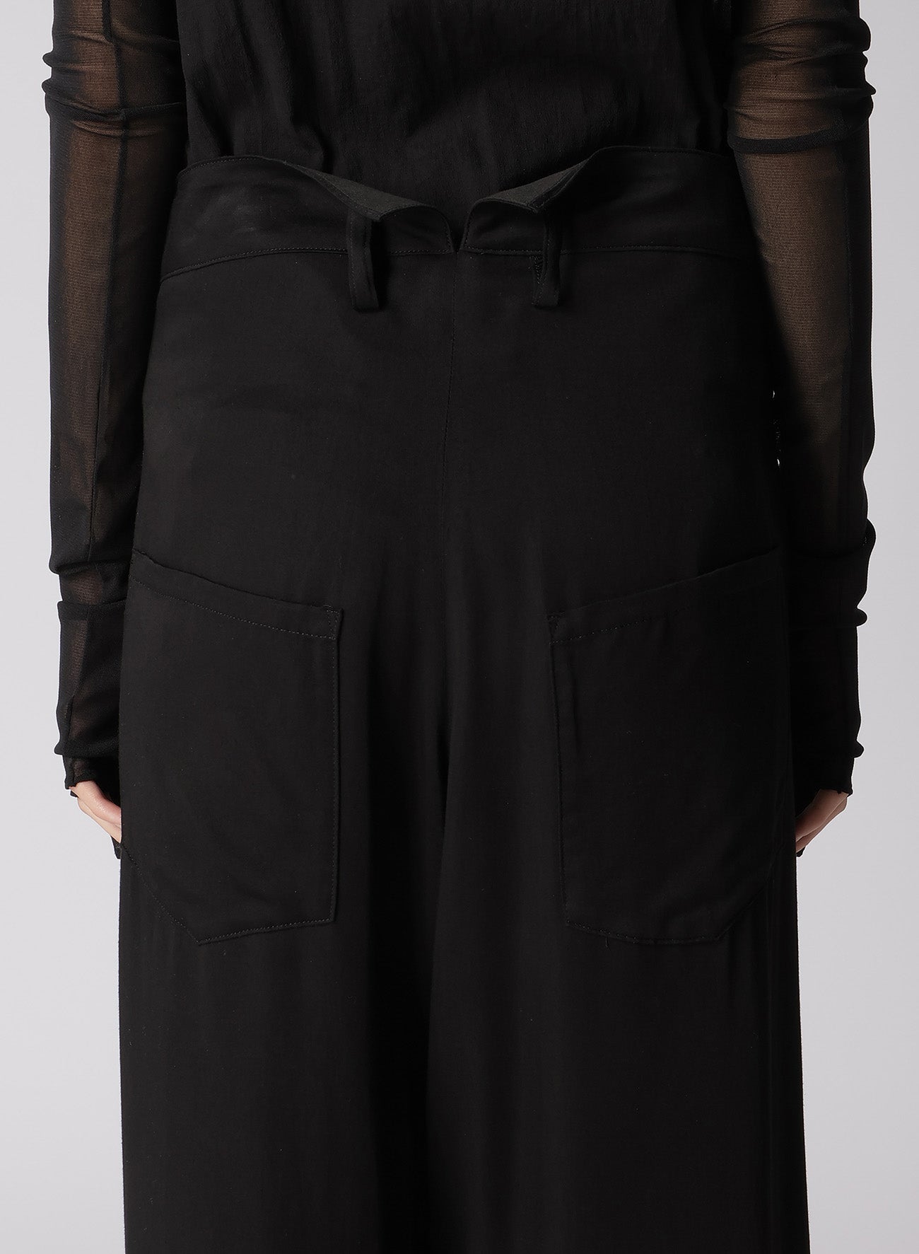 RAYON SATIN WAIST STRING PANTS