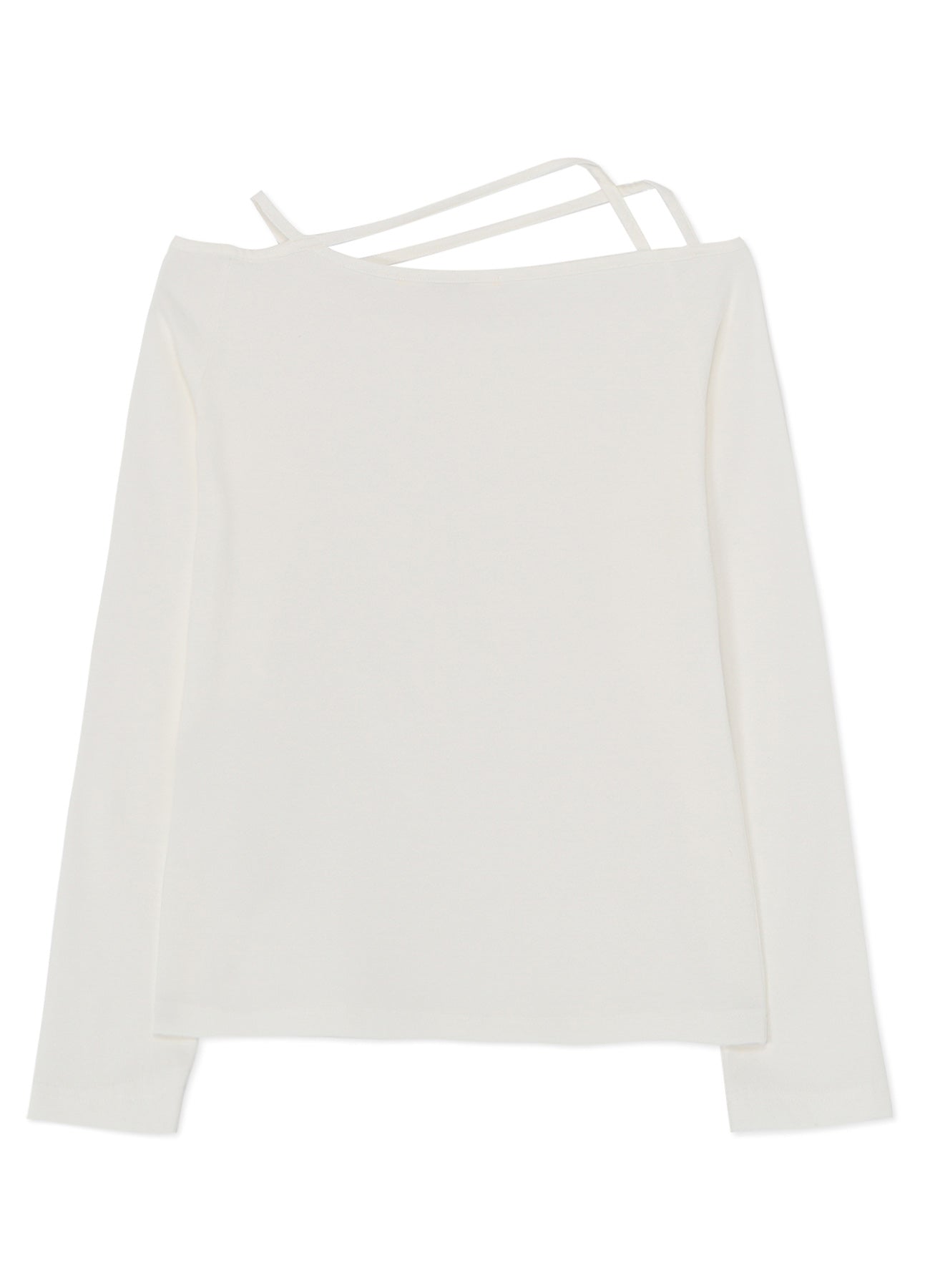 60/2 COTTON JERSEY SHOULDER STRING LONG T-SHIRT