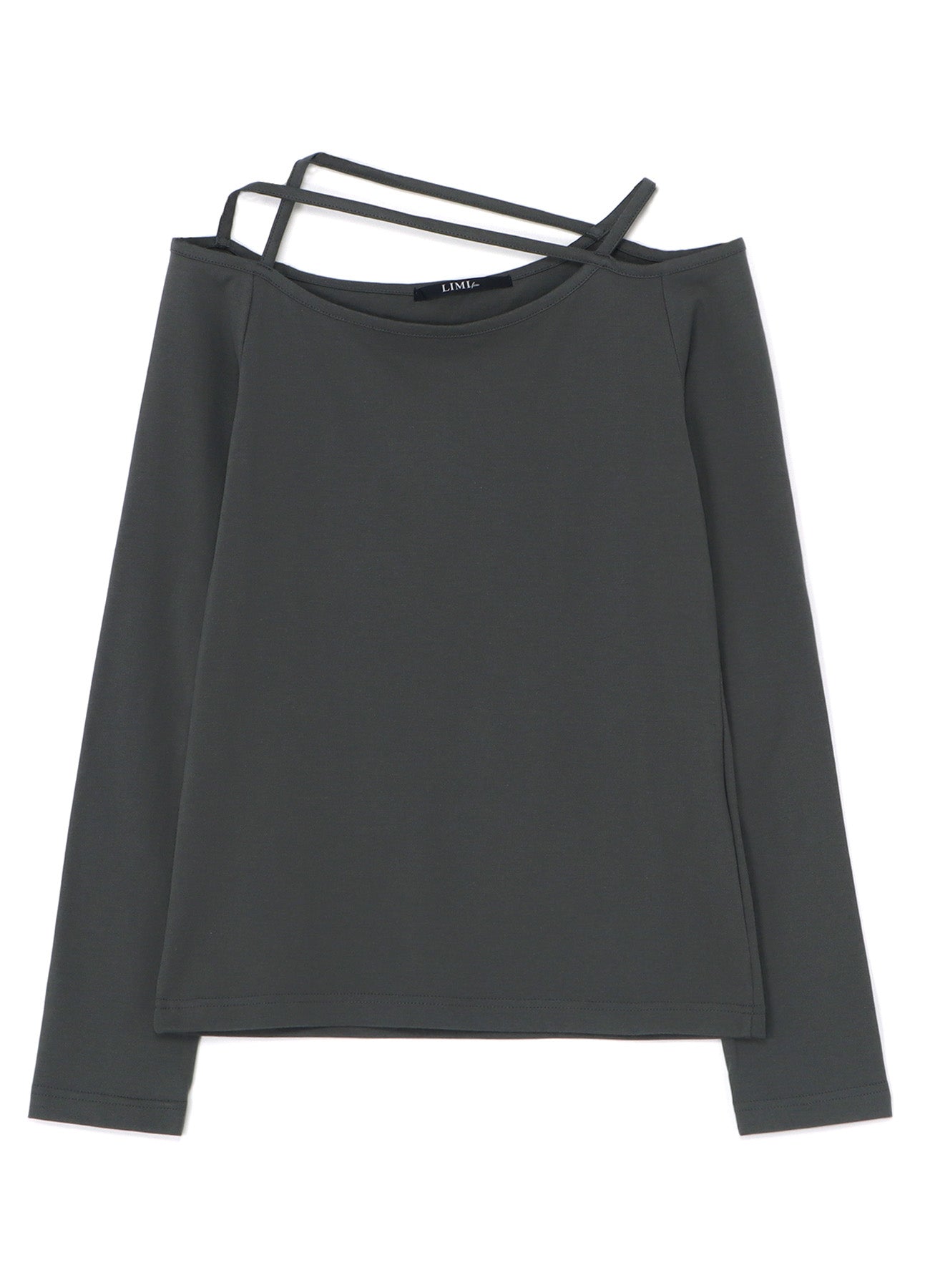 60/2 COTTON JERSEY SHOULDER STRING LONG T-SHIRT