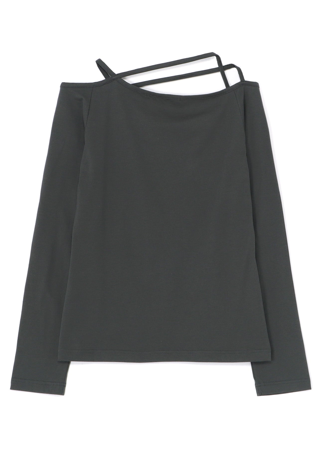 60/2 COTTON JERSEY SHOULDER STRING LONG T-SHIRT