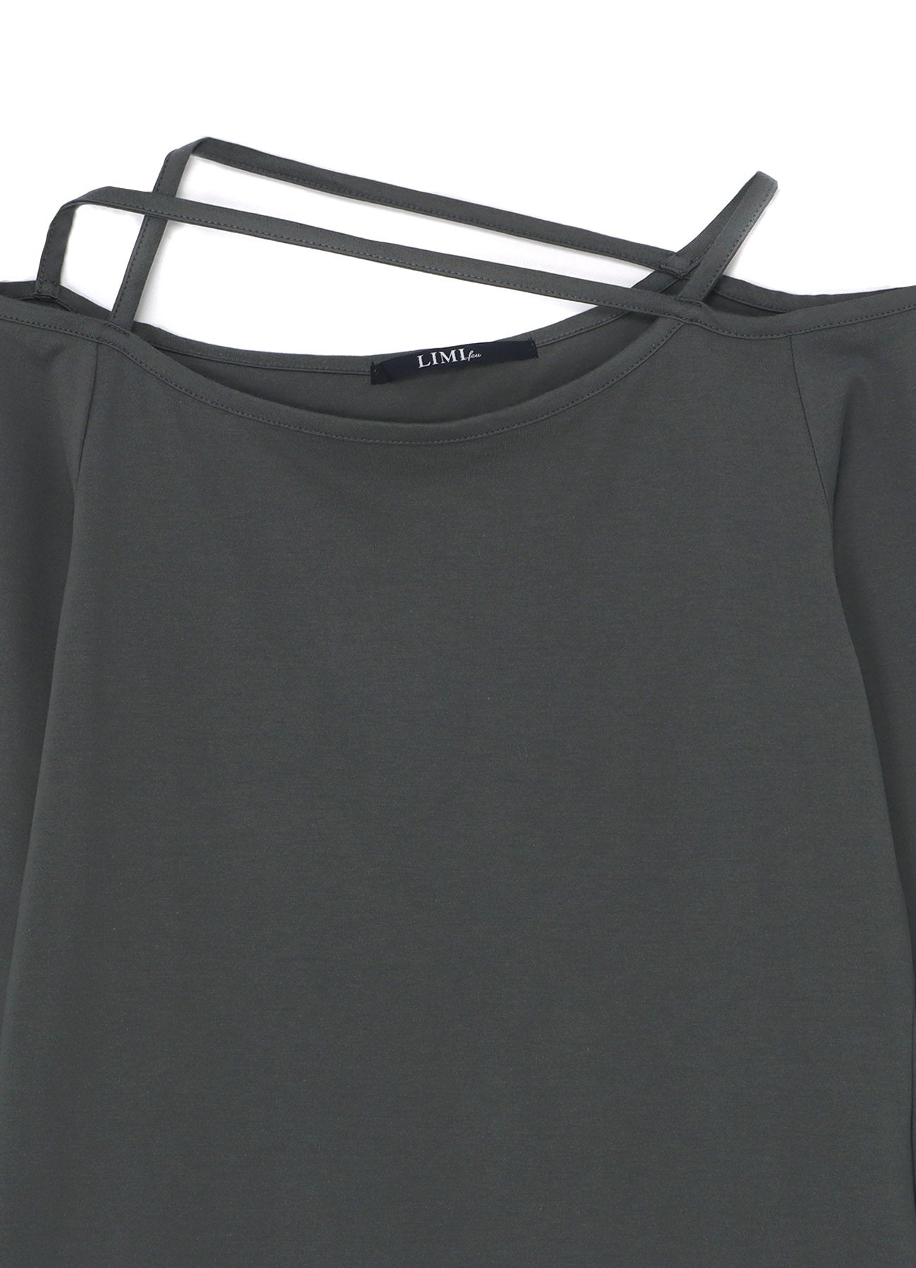 60/2 COTTON JERSEY SHOULDER STRING LONG T-SHIRT