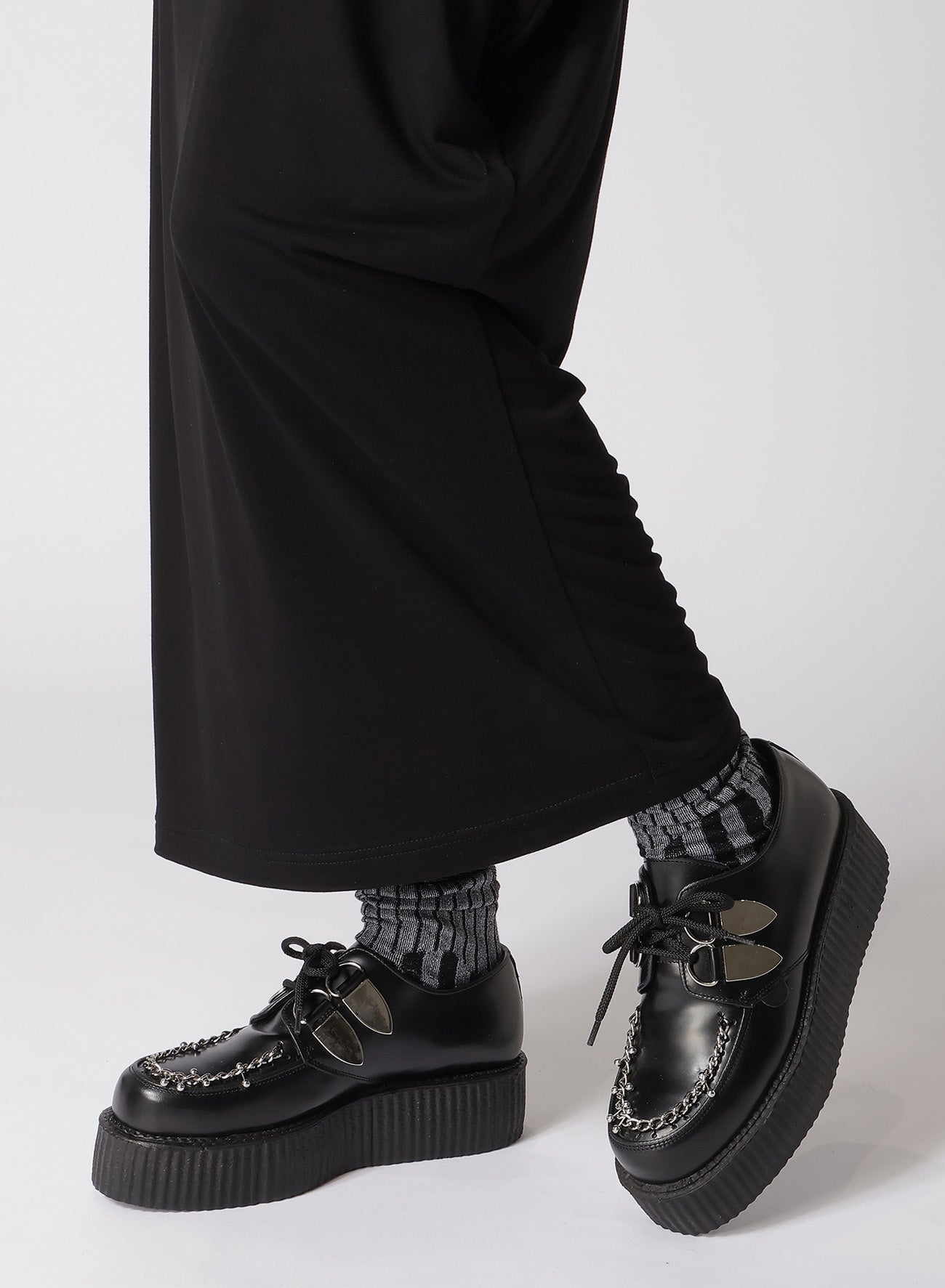 RAYON JERSEY DRAPED DRESS