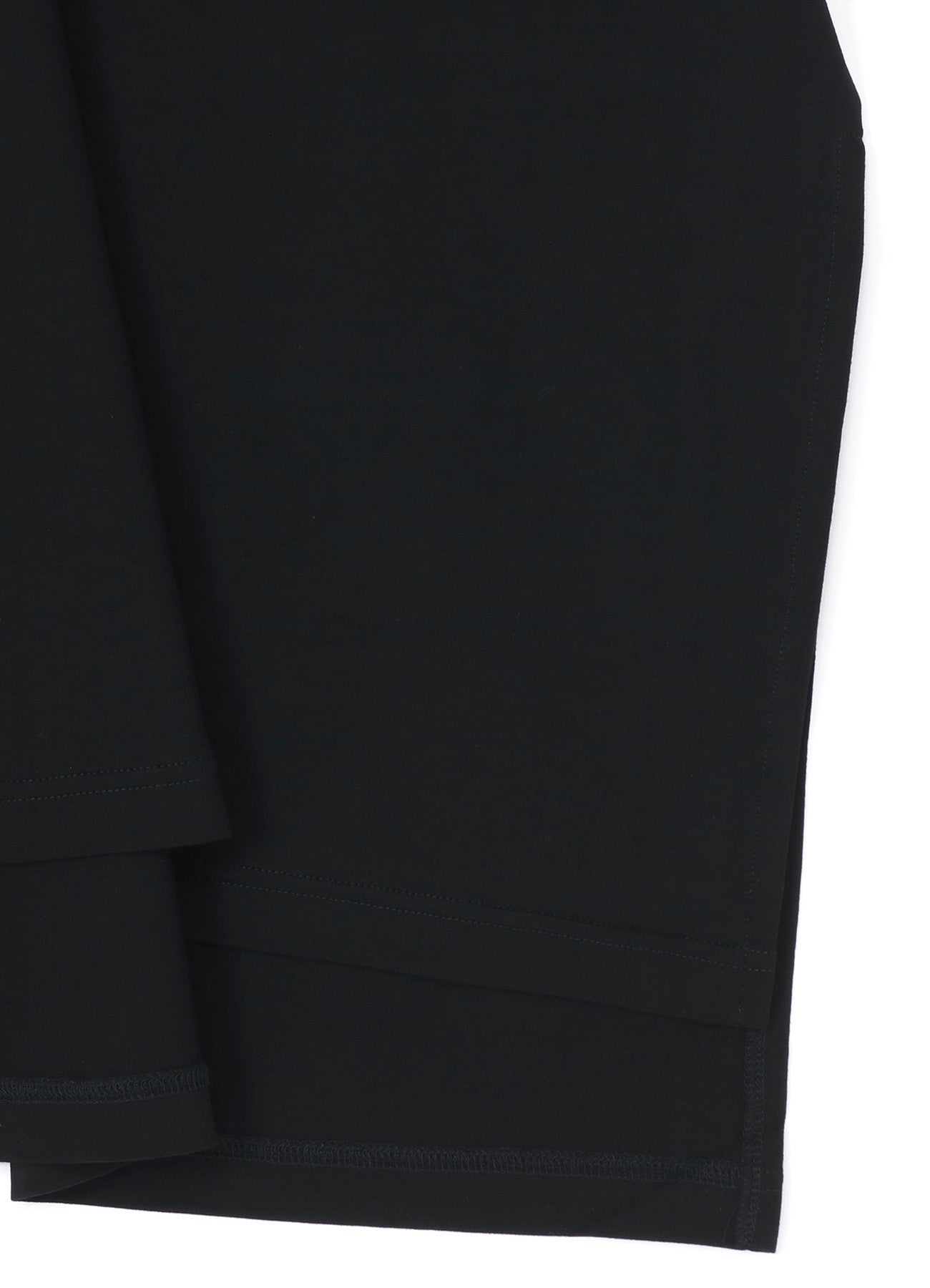 RAYON PLAIN STITCH SQUARE LONG T-SHIRT