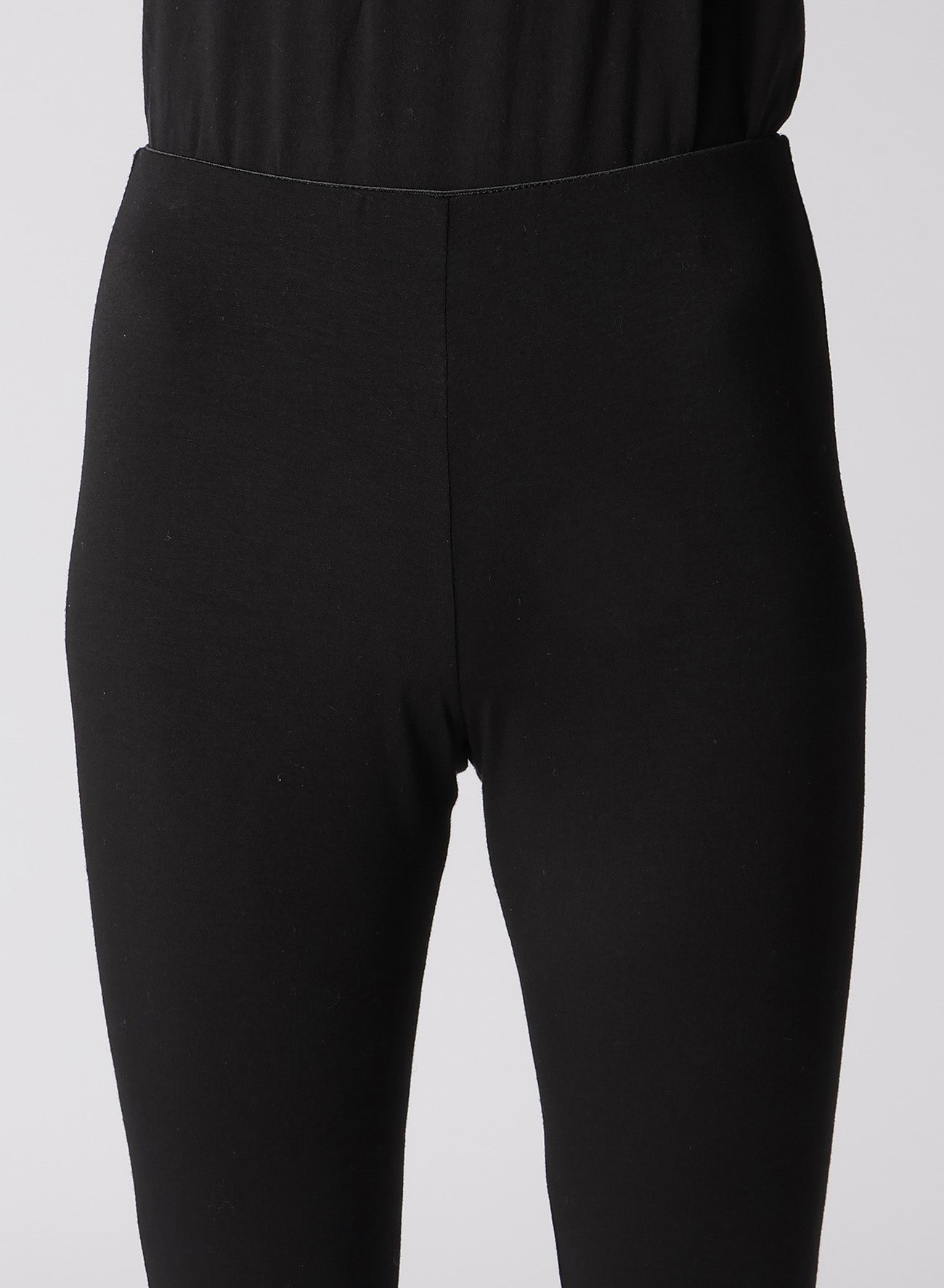 LEATHER DOT JERSEY LEGGINGS
