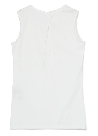 40/2 Cotton Plain stitch Back Open Tank