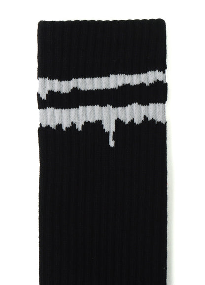 MIXED PILE YARN SKATER SOCKS