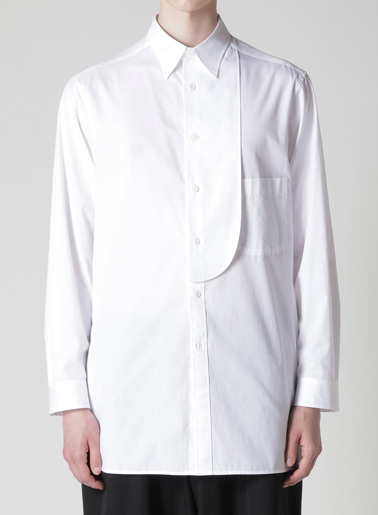 100/2 BROAD SHIRT WITH FRONT LEFT LAYER