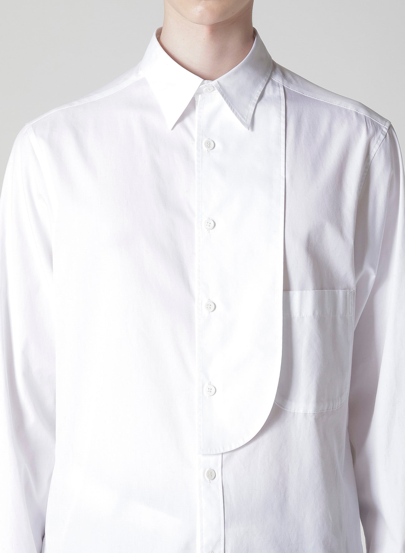 100/2 BROAD SHIRT WITH FRONT LEFT LAYER