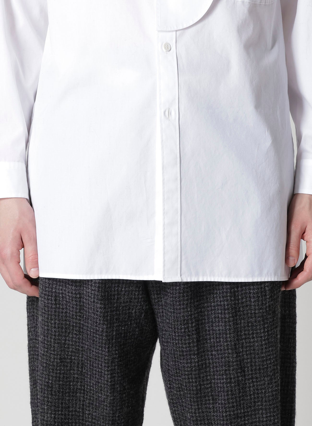 100/2 BROAD SHIRT WITH FRONT LEFT LAYER
