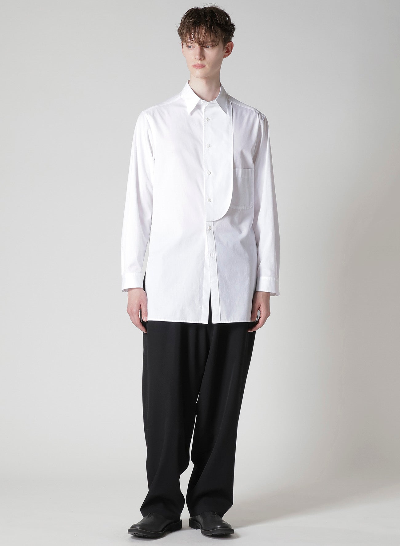 100/2 BROAD SHIRT WITH FRONT LEFT LAYER