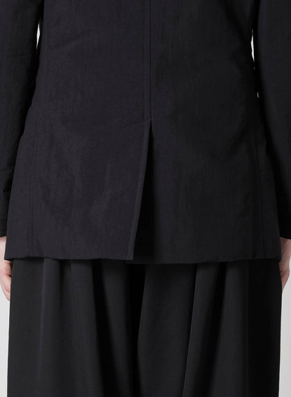 NYLON TASLAN PEACOAT WITH THINSULATE