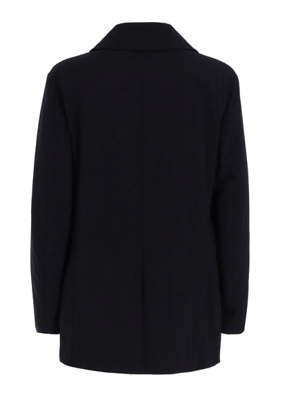 NYLON TASLAN PEACOAT WITH THINSULATE