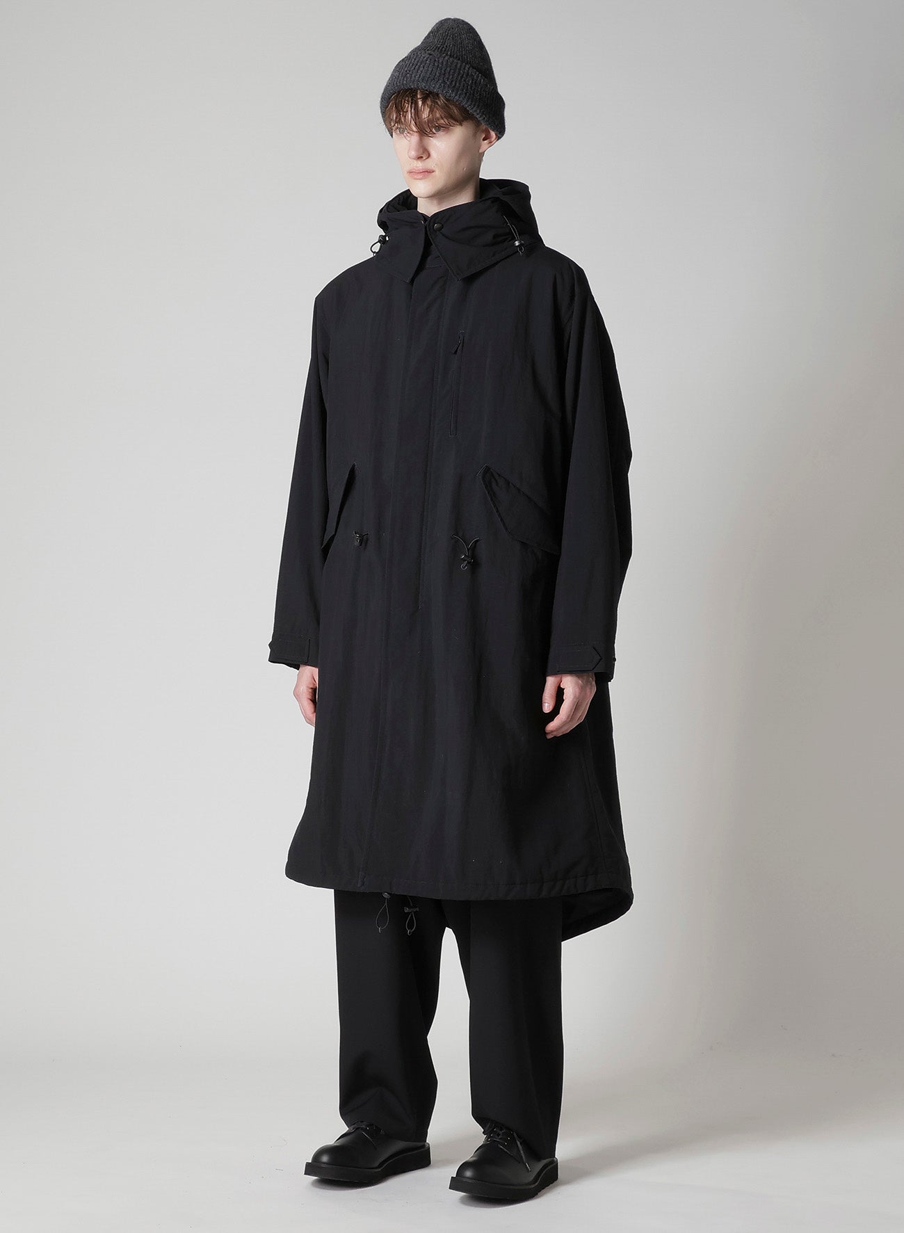 NYLON TASLAN MOD COAT WITH THINSULATE
