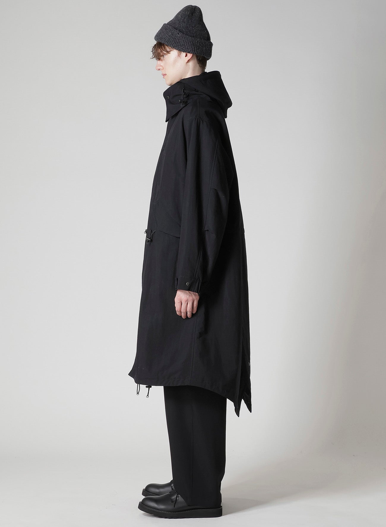 NYLON TASLAN MOD COAT WITH THINSULATE