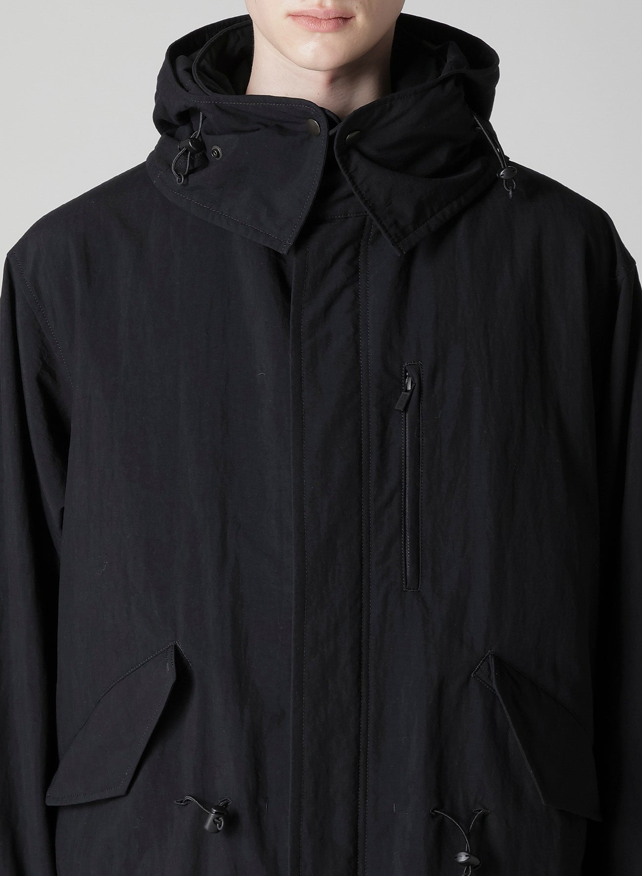 NYLON TASLAN MOD COAT WITH THINSULATE