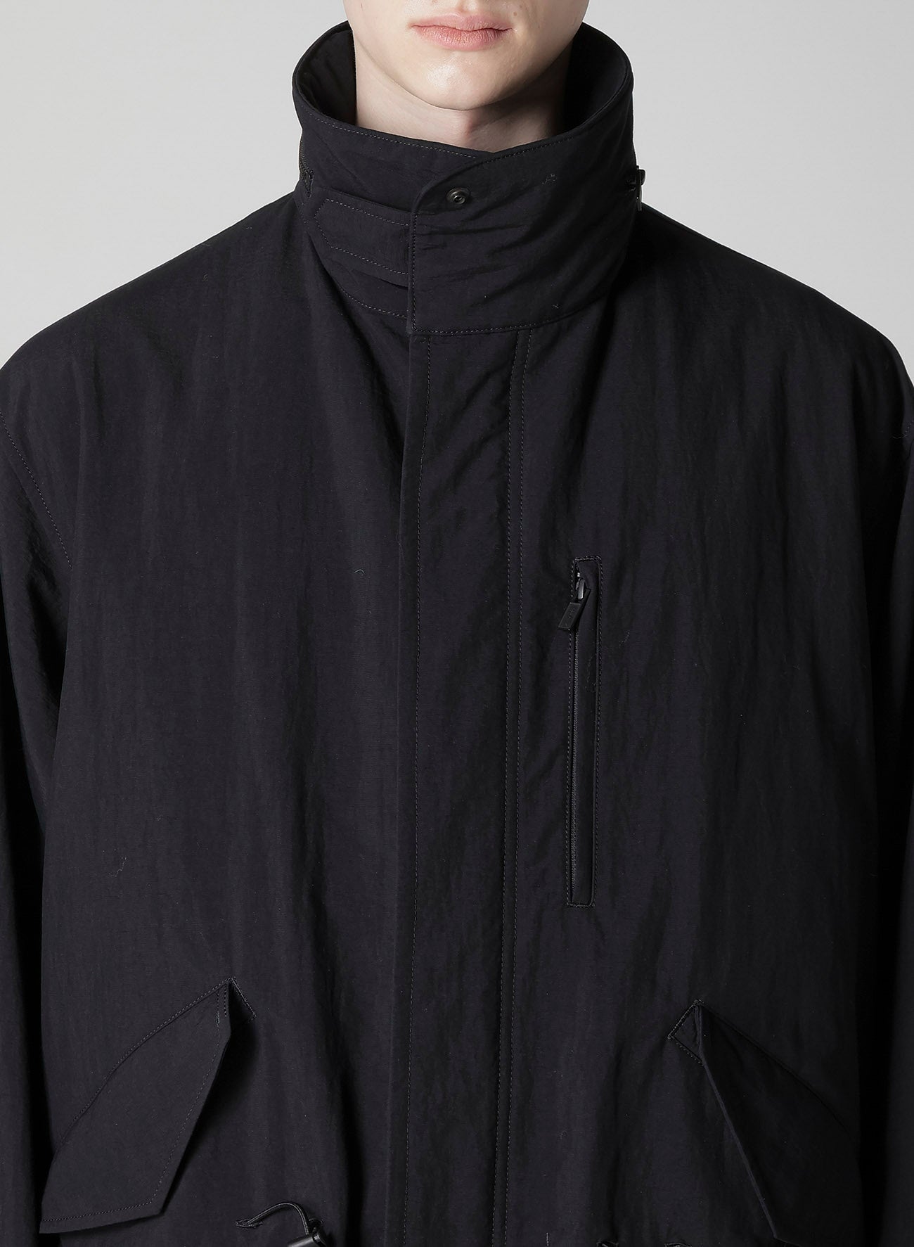 NYLON TASLAN MOD COAT WITH THINSULATE