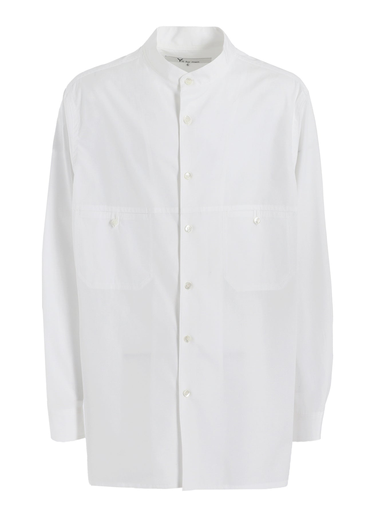 100/2 BROAD PANEL STAND COLLAR SHIRT