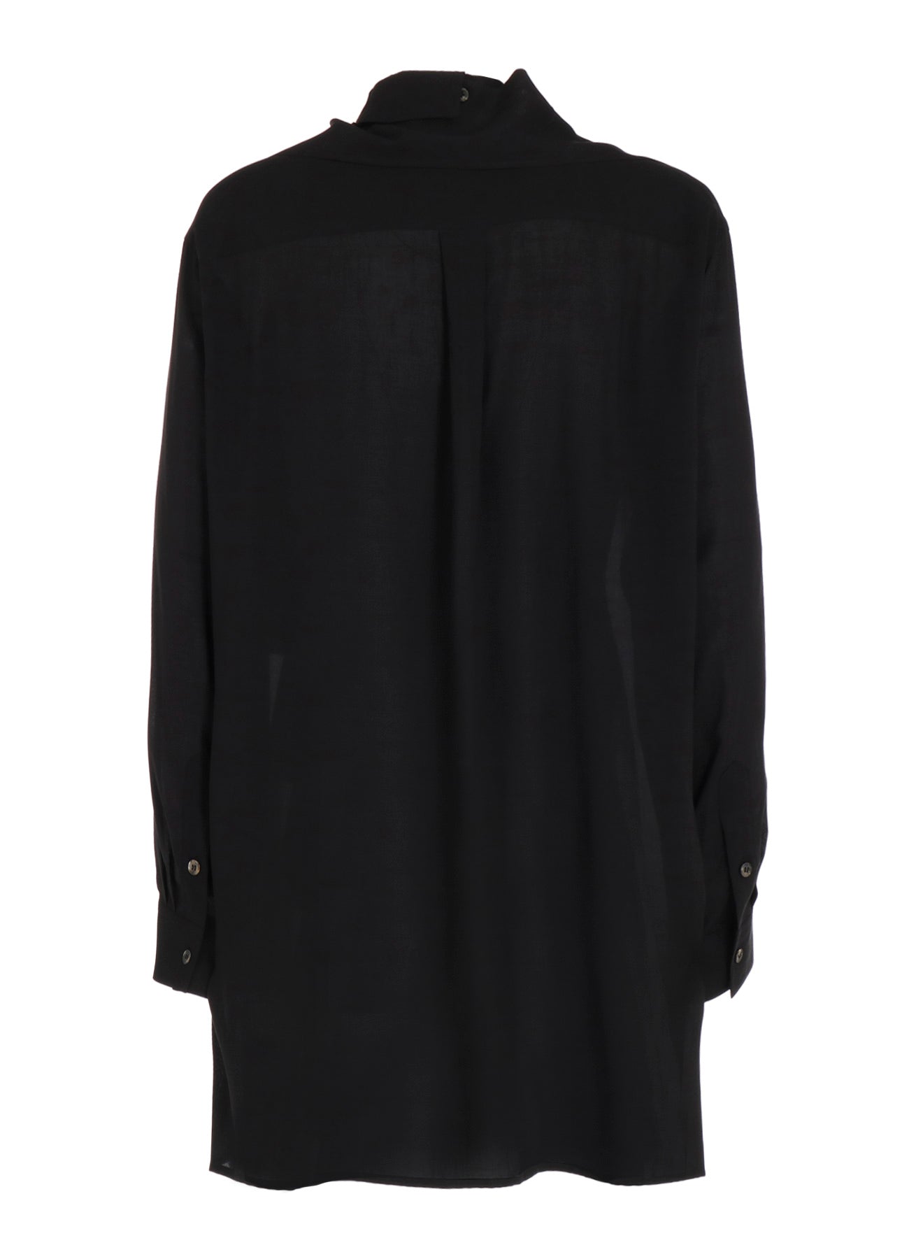 CELLULOSE LAWN SHIRT WITH SHAWL