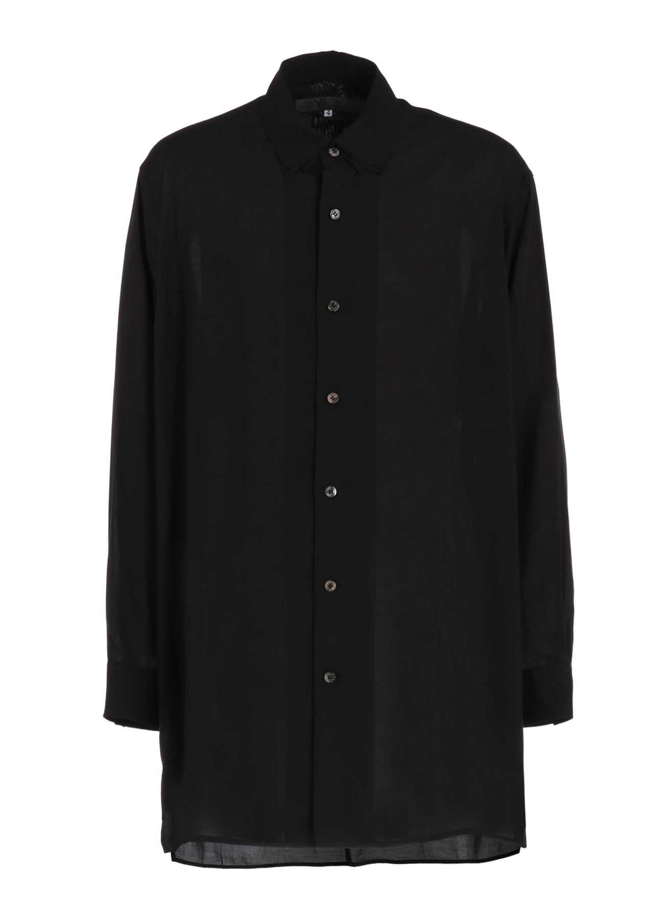 CELLULOSE LAWN LAYERED COLLAR SHIRT