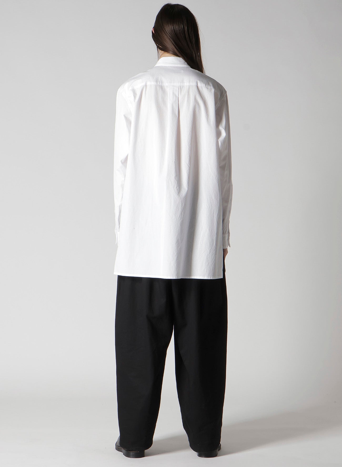 TRIPLE COLLAR SHIRT IN BROAD AND CELLULOSE – PINK FLOWER