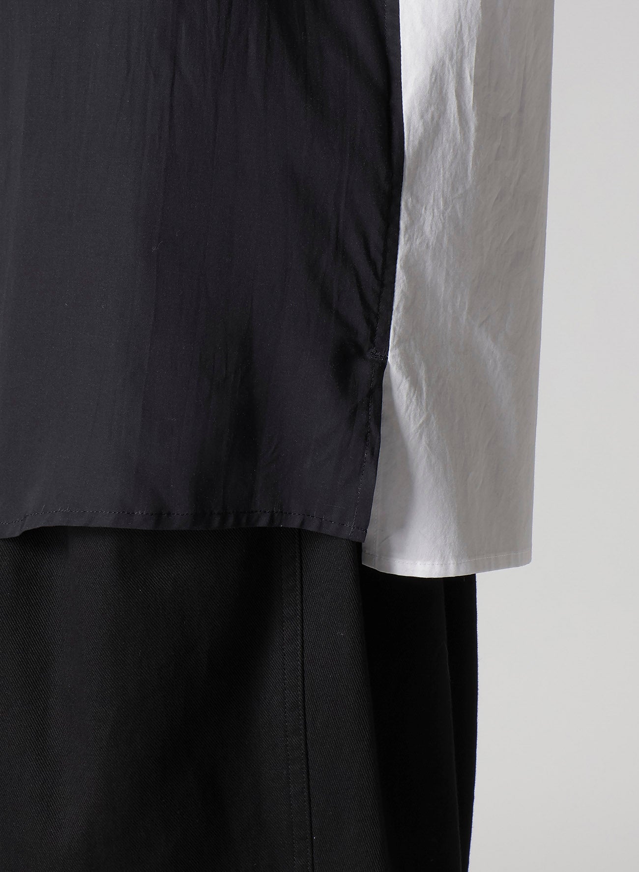 TRIPLE COLLAR SHIRT IN BROAD AND CELLULOSE – PINK FLOWER