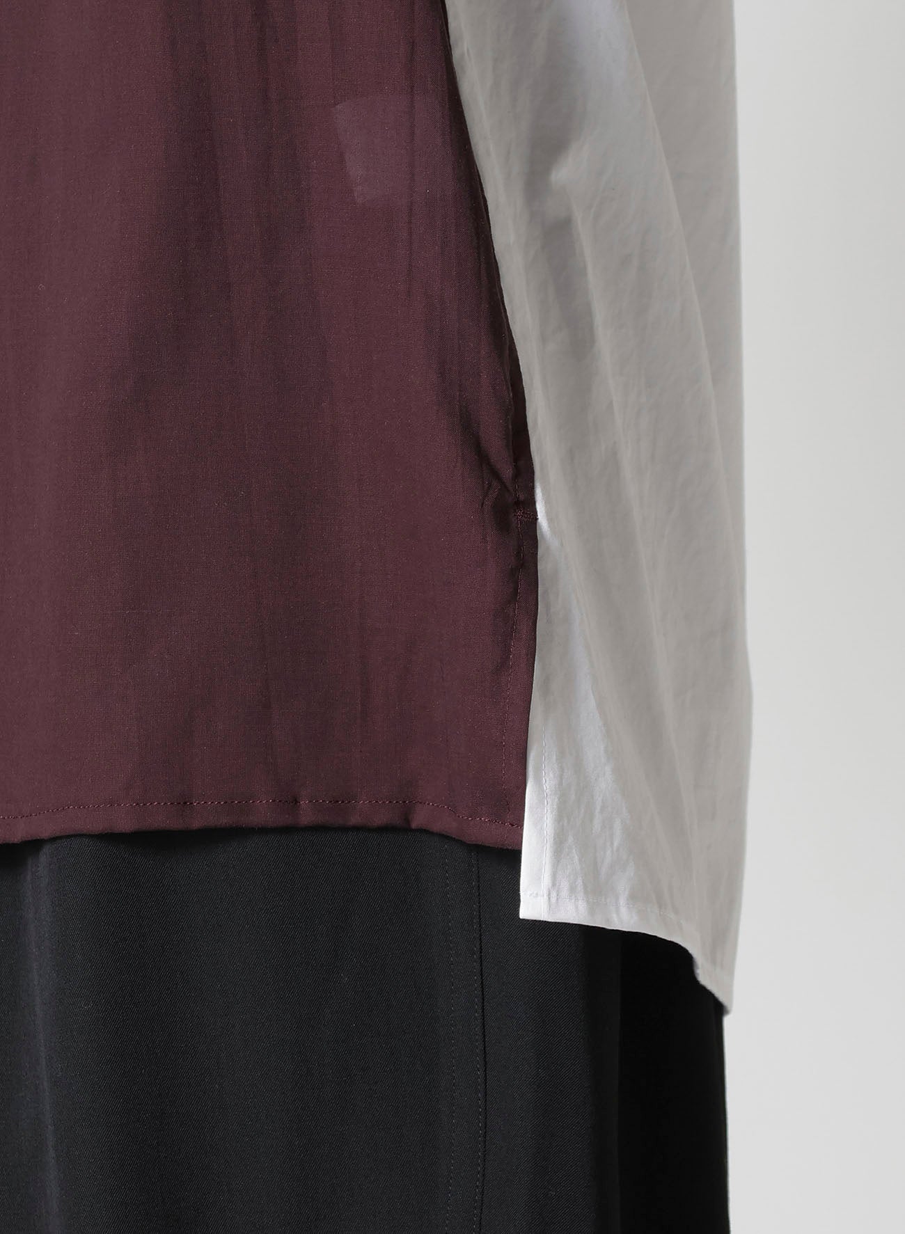 OVERSIZED SILHOUETTE SHIRT IN BROAD AND CELLULOSE – TWO FLOWERS