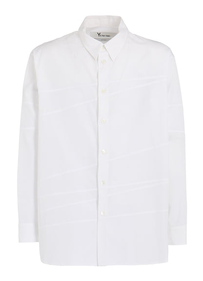 【Y's for men × MASSES】COTTON BROAD PANEL DESIGNED BLOUSE