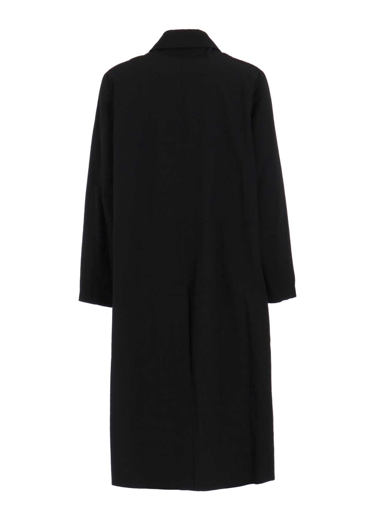 NYLON WEATHER COAT WITH FLY FRONT COLLAR