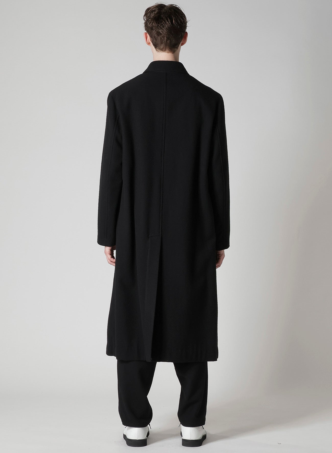 AIRY MOSSER LONG COAT WITH NYLON LINING
