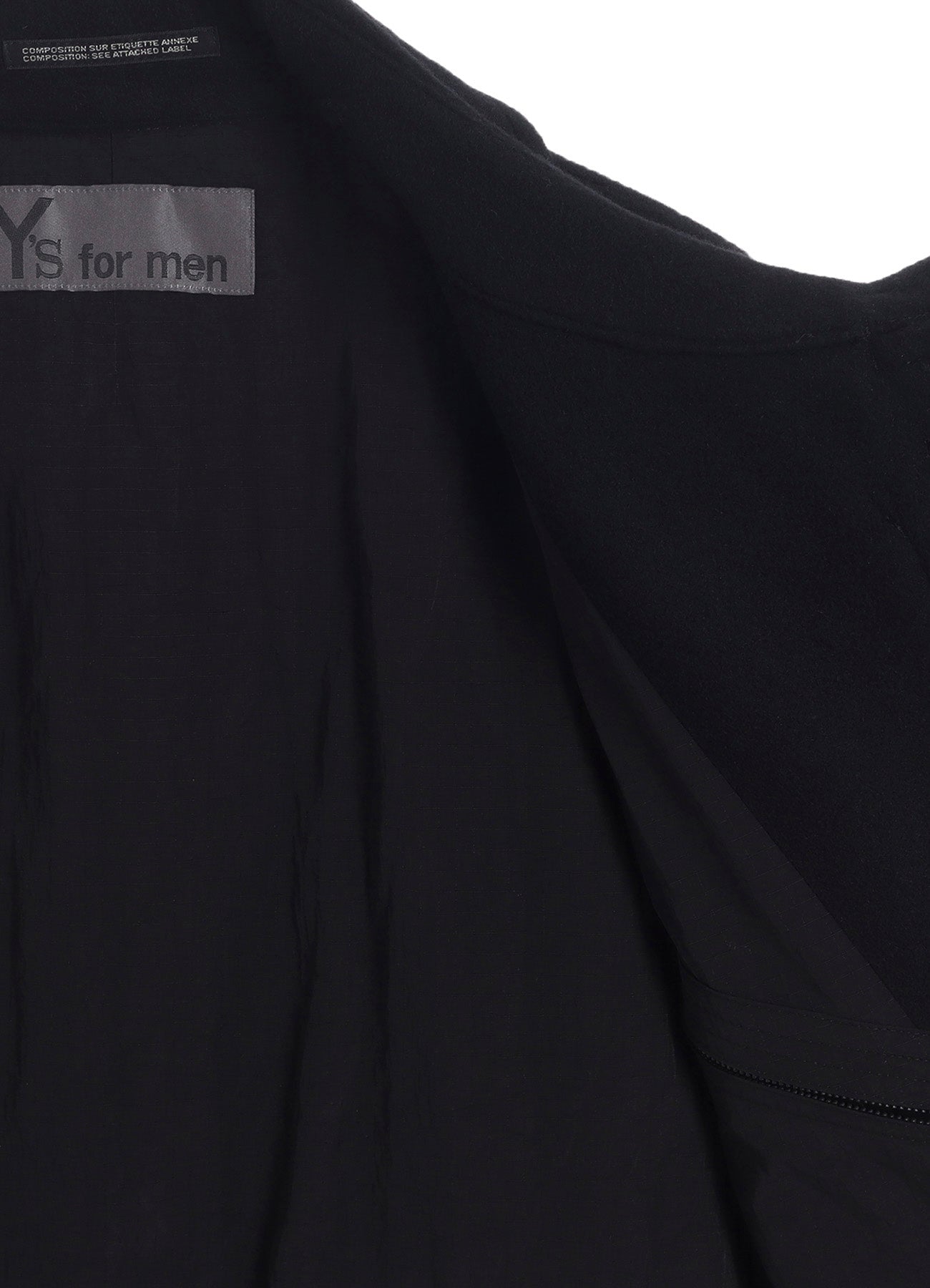 AIRY MOSSER LONG COAT WITH NYLON LINING