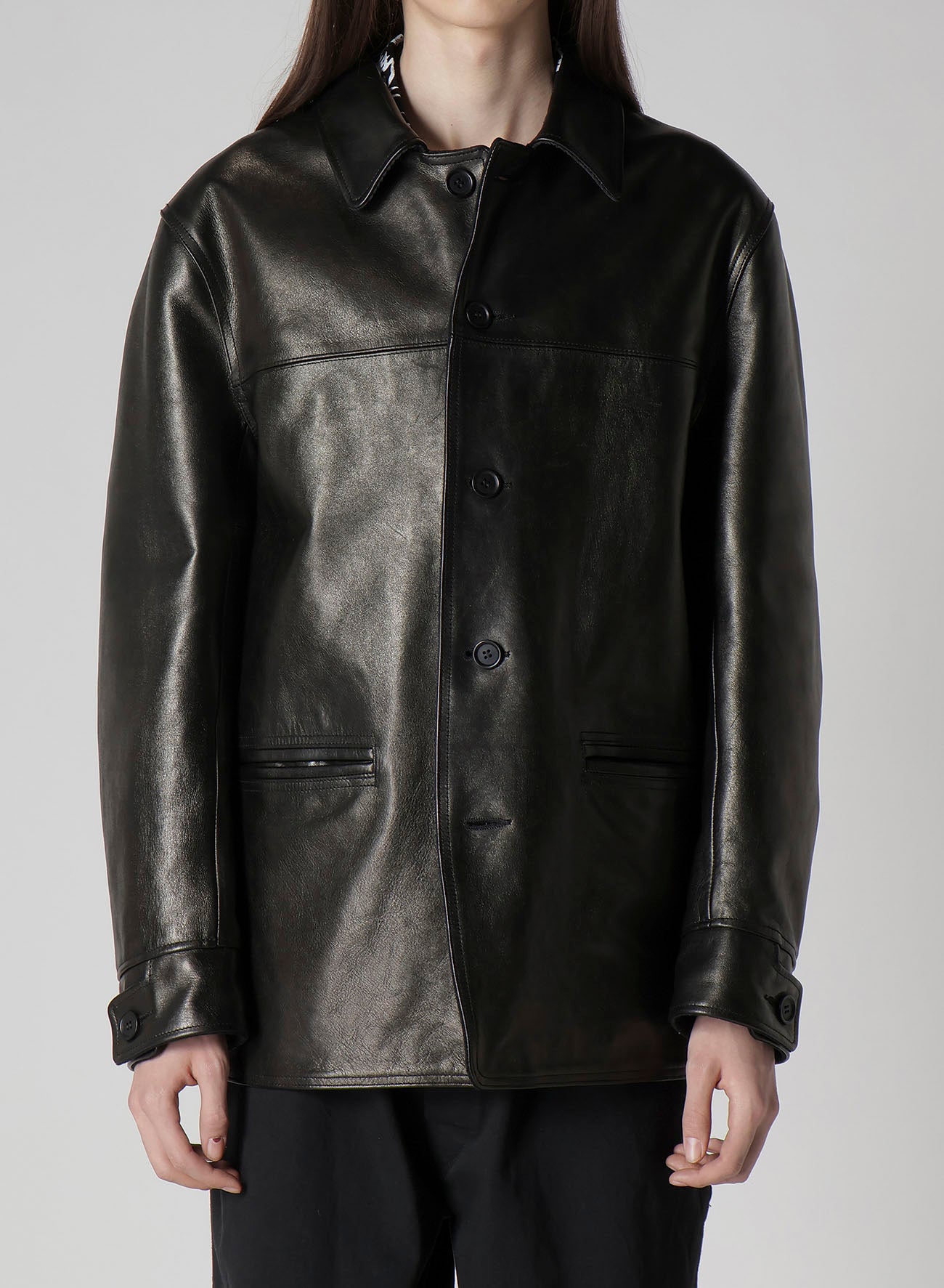 【Y's for men × MASSES】HORSE LEATHER CAR COAT