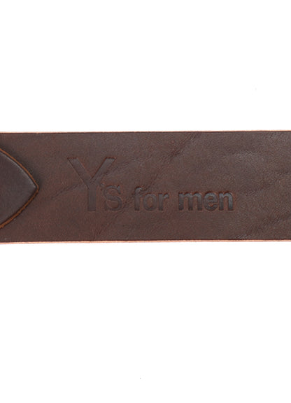 CHROMEXCEL LEATHER PLAIN BROWN BELT