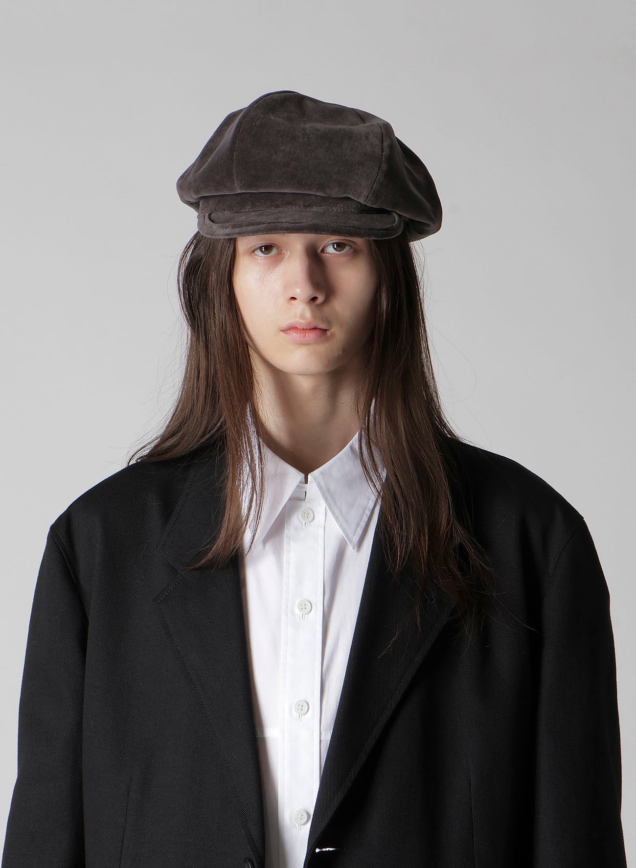 COTTON VELVET CASQUETTE