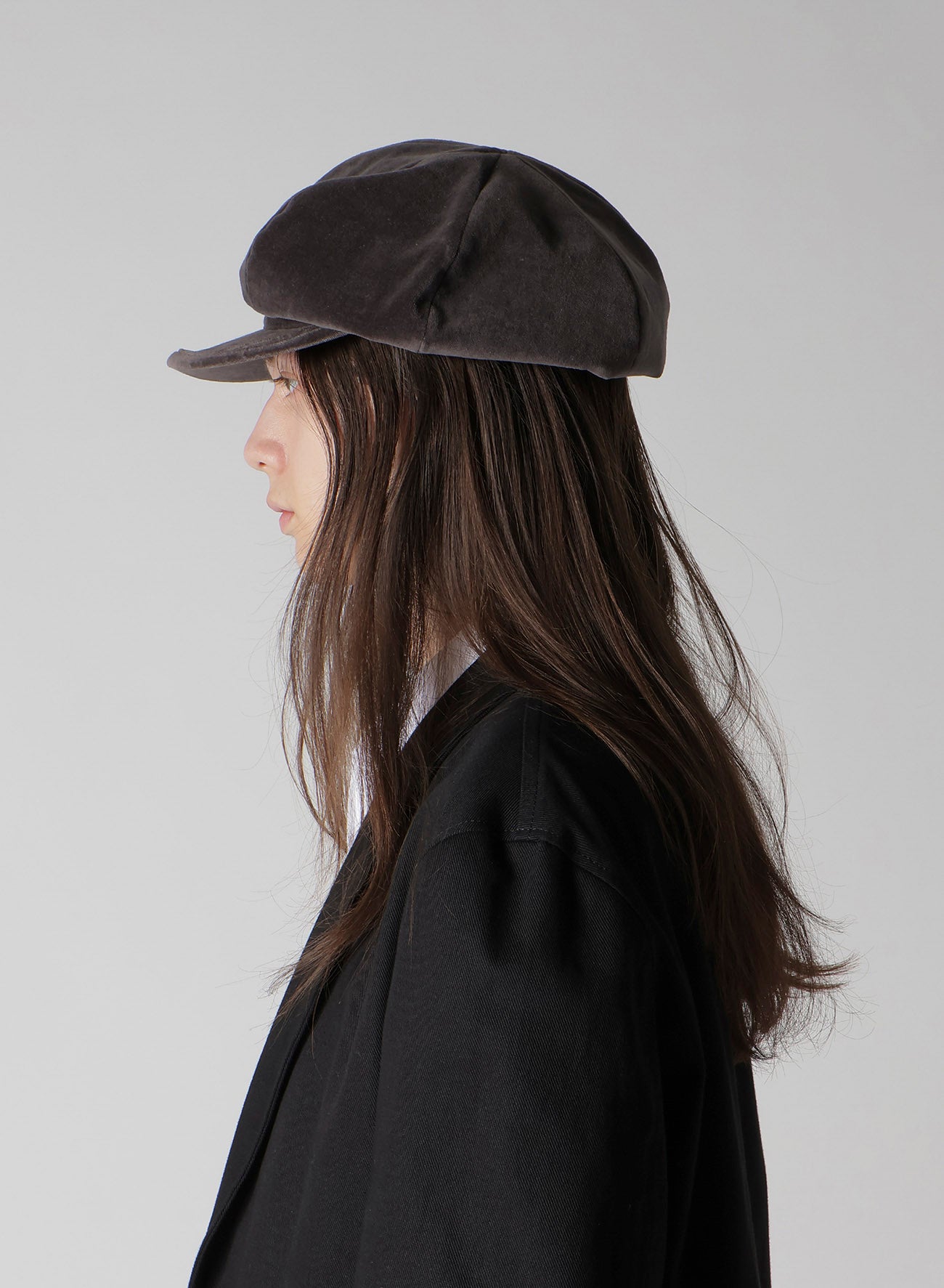 COTTON VELVET CASQUETTE