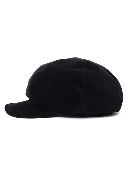 COTTON VELVET CASQUETTE