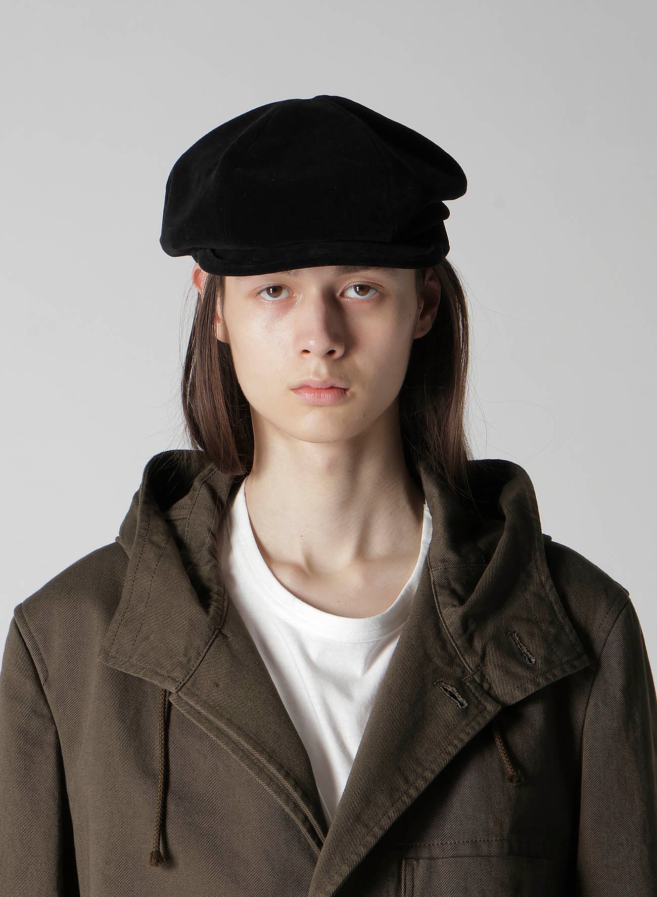 COTTON VELVET CASQUETTE
