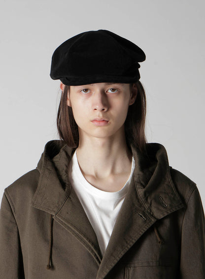 COTTON VELVET CASQUETTE