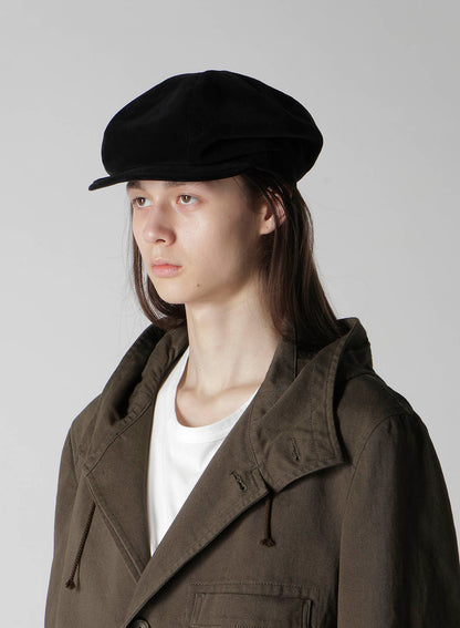 COTTON VELVET CASQUETTE