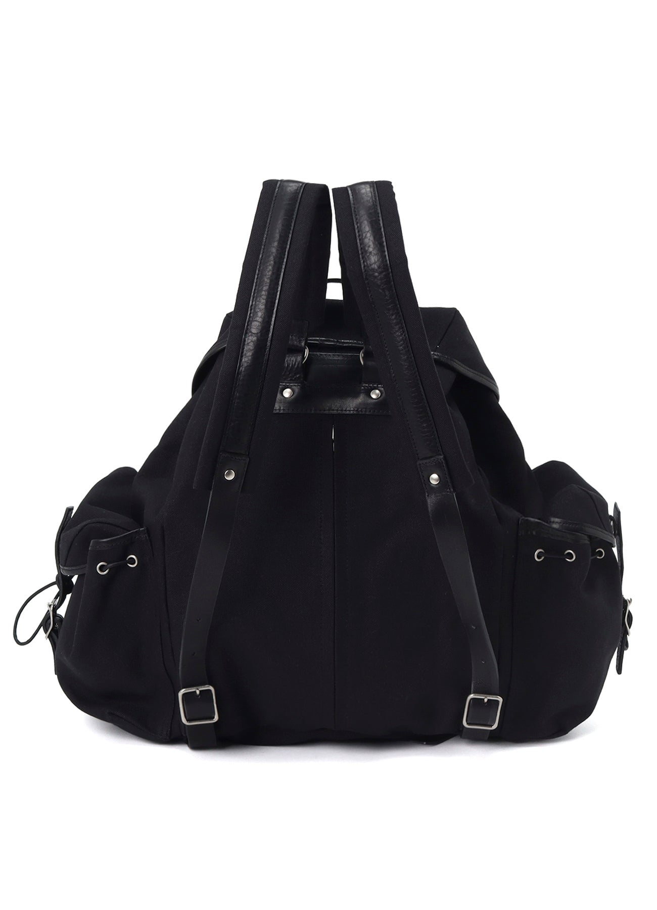 NO.8 BLACK CANVAS MILITARY RUCKSACK