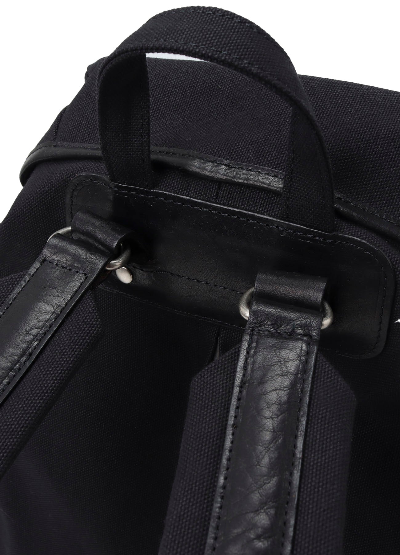 NO.8 BLACK CANVAS MILITARY RUCKSACK