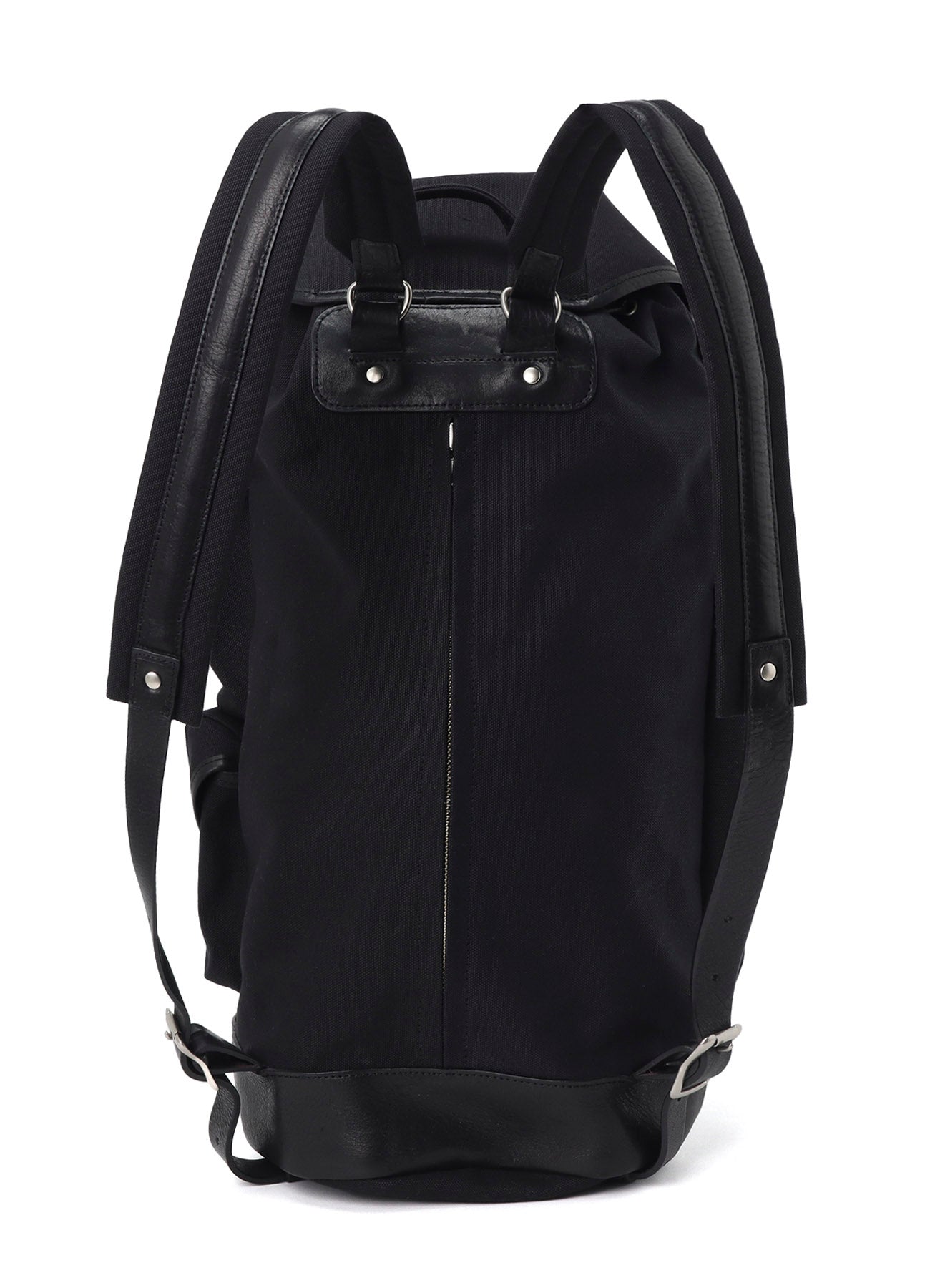 NO.8 BLACK CANVAS MILITARY DUFFLE BAG