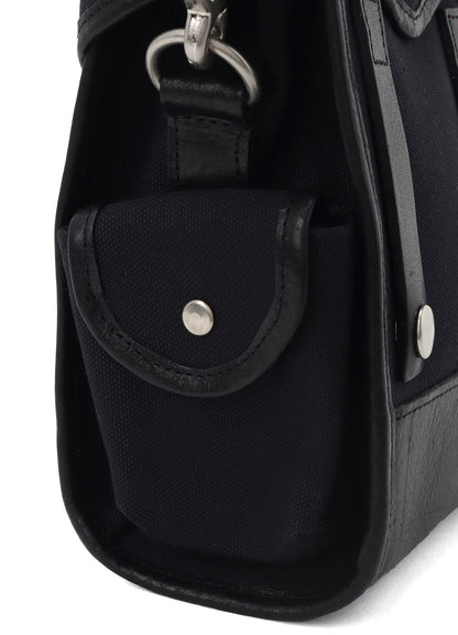 NO.8 BLACK CANVAS MILITARY POACH
