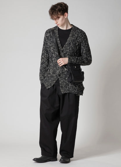 NO.8 BLACK CANVAS MILITARY POACH