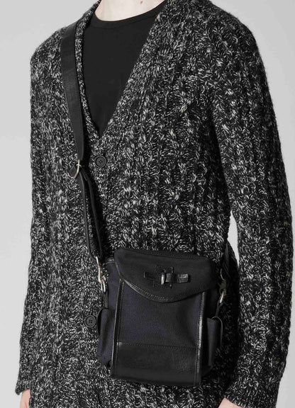 NO.8 BLACK CANVAS MILITARY POACH